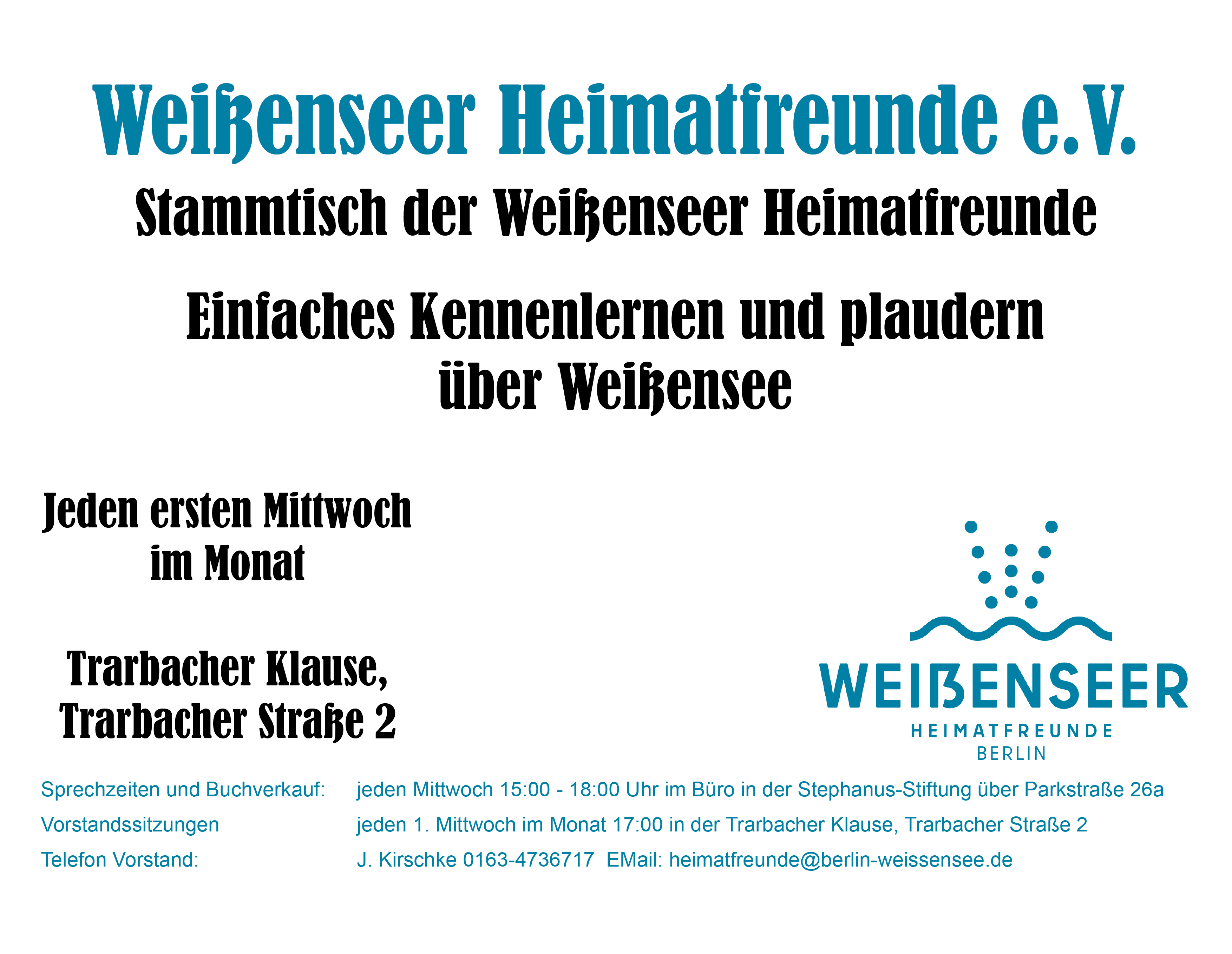 Stammtisch Weißenseer Heimatfreunde